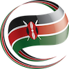 Kenya flag representing the Kenyan heritage and community